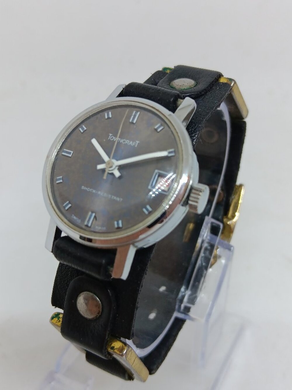 VINTAGE 1970s TownCraft [JC Penney] Women's 29mm Manual Wind Swiss Watch *READ*
